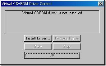 XG000857 Virtual CD ROM Control Panel for Windows XP